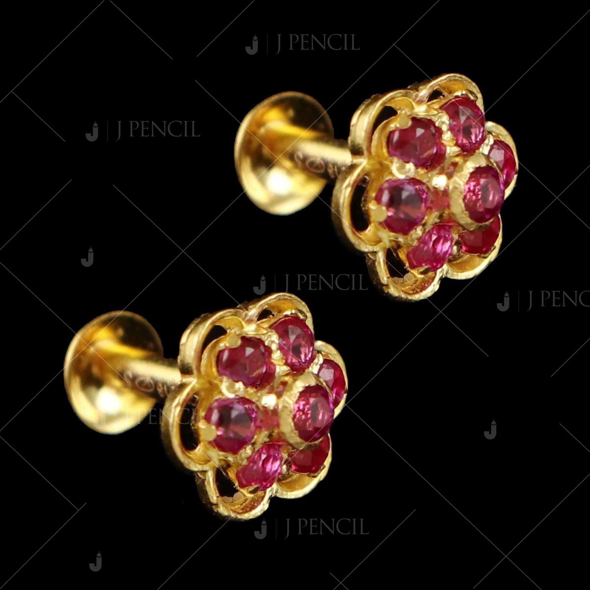 Gold Color Fancy Stone Circle Stud Earrings Premium Austrian Crystals For  Women Party Colorful Piercing Elegant Indian Jewelry - AliExpress