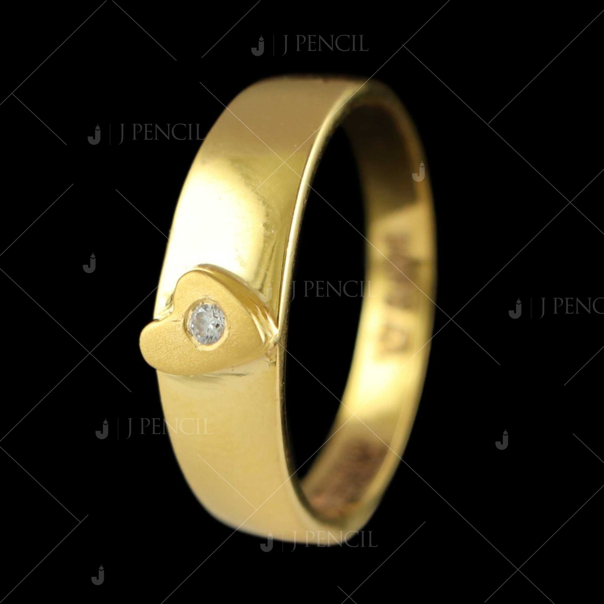 1 mm Gold Ring/ Dainty Solid Gold Thin Wedding Band/ Slim Stacking Rin –  QCustom Jewelry
