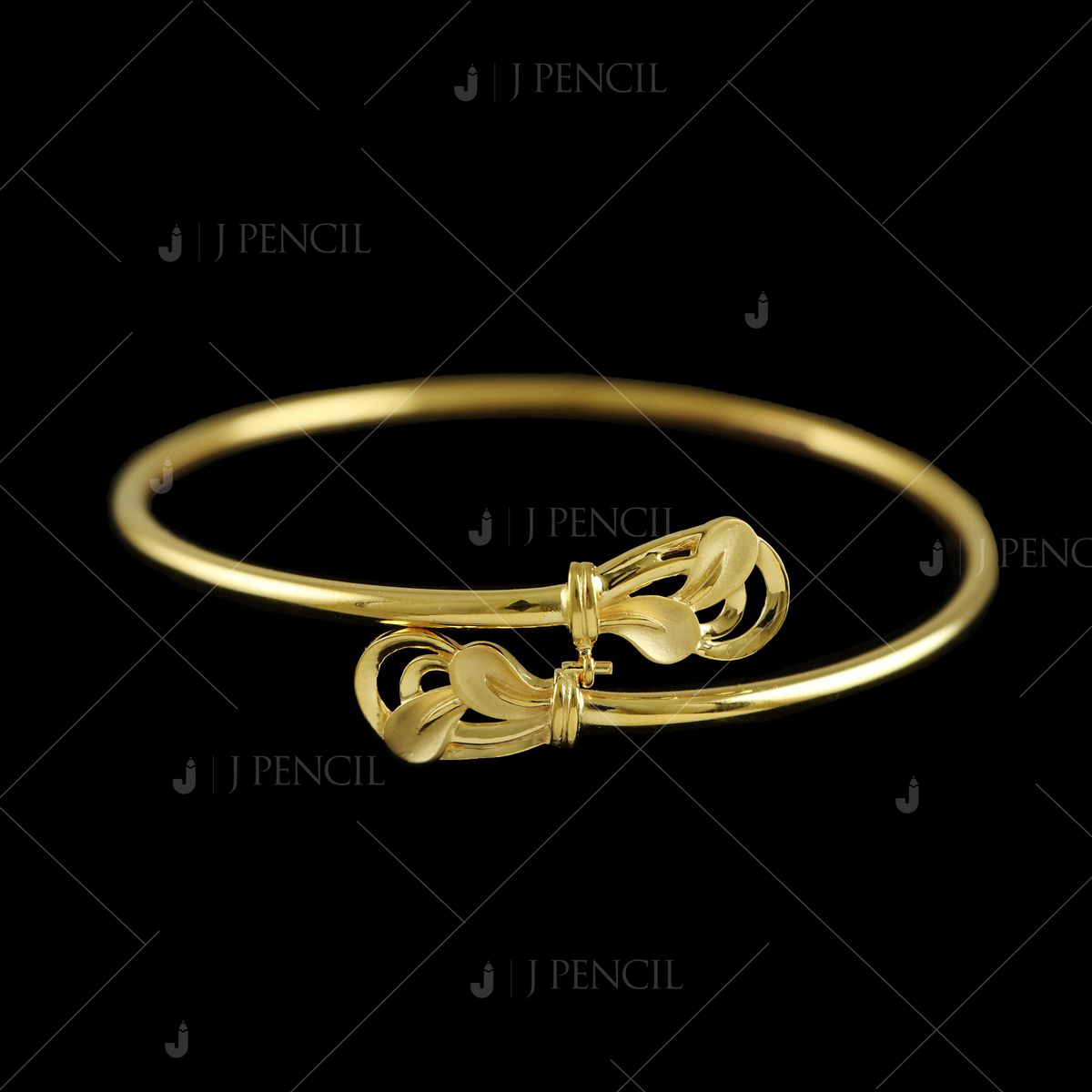 Md impex New Design Brass & Copper Rose Gold Flexible Bangles Or Kada 2 pcs  Bracelet & Bangles